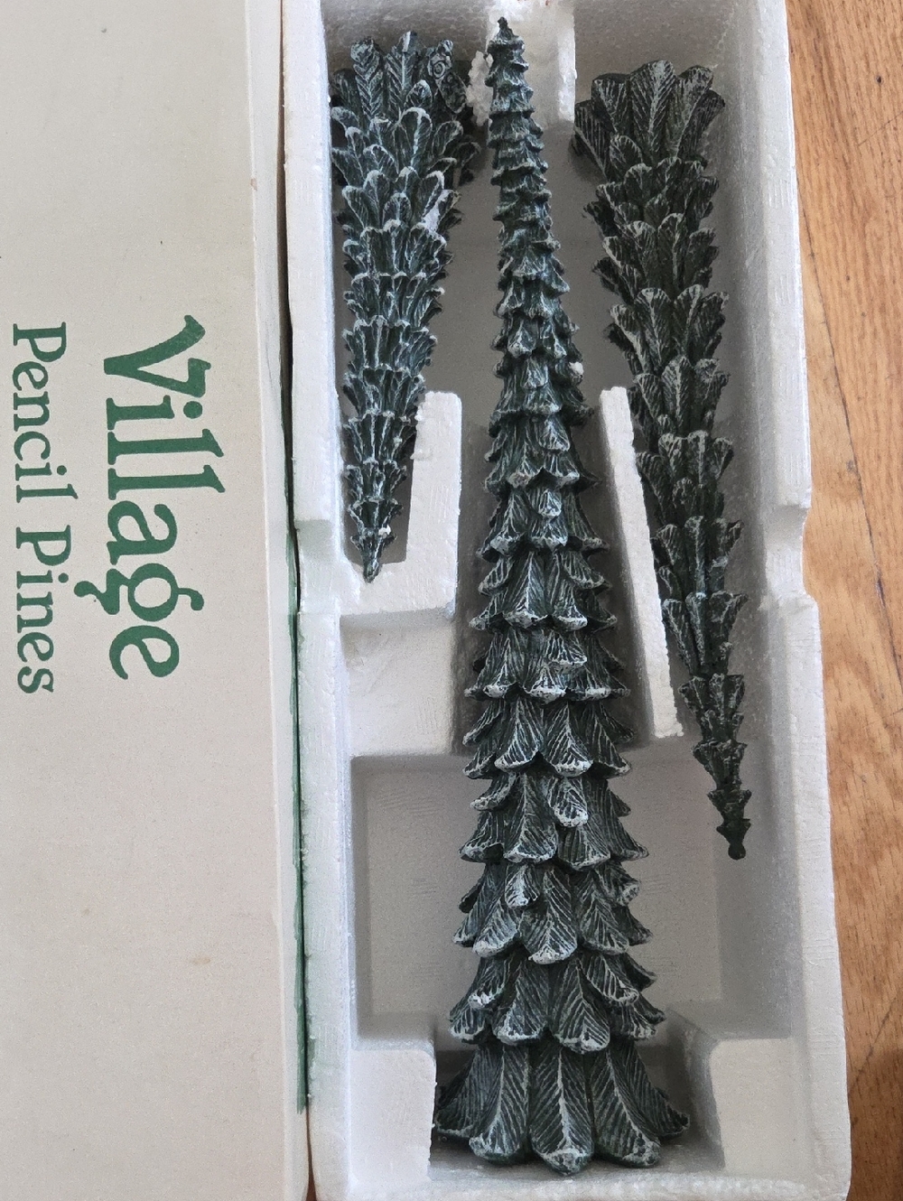 Department 56 Green Pencil Pines Holiday Tree Set